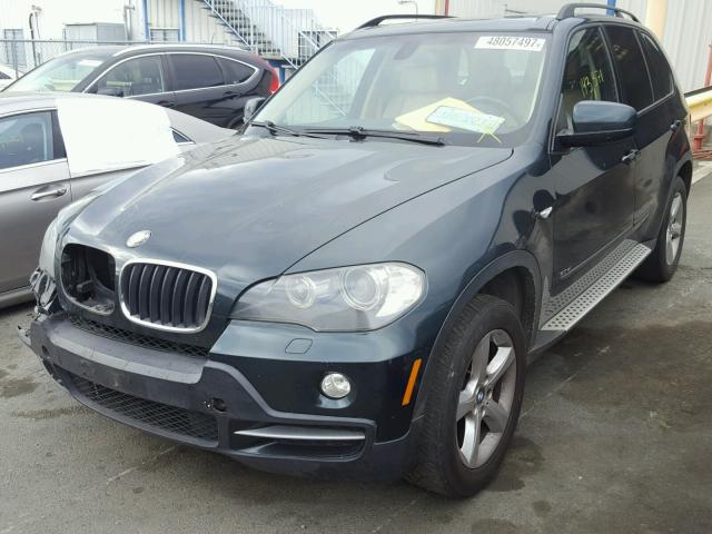 5UXFE43518L008868 - 2008 BMW X5 3.0I GREEN photo 2