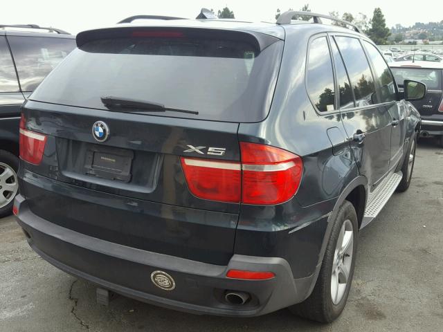 5UXFE43518L008868 - 2008 BMW X5 3.0I GREEN photo 4