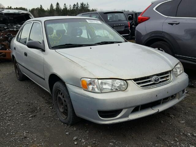 2T1BR12E21C843590 - 2001 TOYOTA COROLLA CE SILVER photo 1