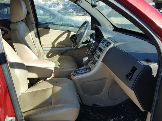 2CNDL73F766049192 - 2006 CHEVROLET EQUINOX LT RED photo 5