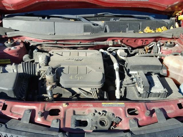 2CNDL73F766049192 - 2006 CHEVROLET EQUINOX LT RED photo 7