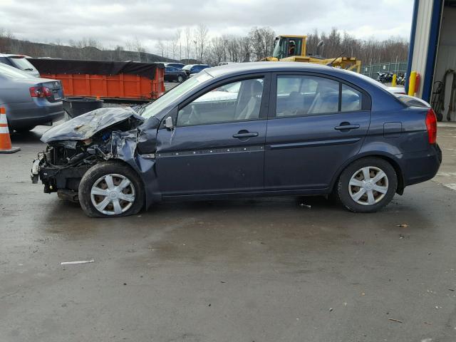 KMHCN46C27U117990 - 2007 HYUNDAI ACCENT GLS GRAY photo 9