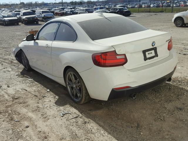 WBA1J7C57EVW84280 - 2014 BMW M235I WHITE photo 3