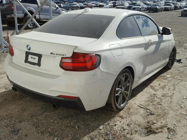 WBA1J7C57EVW84280 - 2014 BMW M235I WHITE photo 4