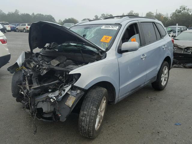 5NMSH4AG4AH378618 - 2010 HYUNDAI SANTA FE S GRAY photo 2