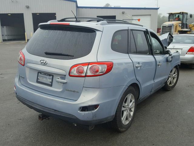 5NMSH4AG4AH378618 - 2010 HYUNDAI SANTA FE S GRAY photo 4