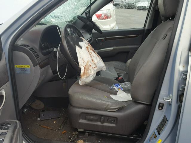 5NMSH4AG4AH378618 - 2010 HYUNDAI SANTA FE S 灰色 照片 5