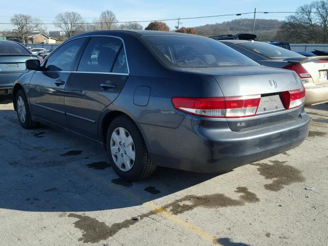 1HGCM56393A067244 - 2003 HONDA ACCORD LX GRAY photo 3