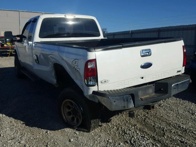 1FT7X2B67CEA23788 - 2012 FORD F250 SUPER WHITE photo 3