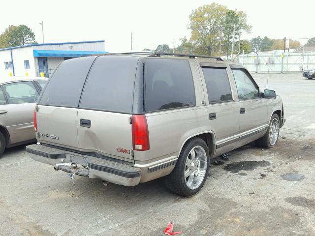 1GKEC13R3XJ763345 - 1999 GMC YUKON TAN photo 4