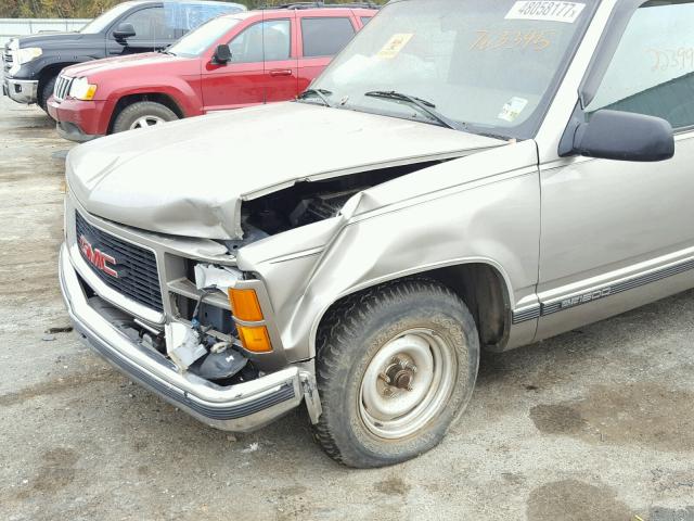 1GKEC13R3XJ763345 - 1999 GMC YUKON TAN photo 9