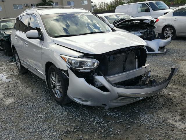 5N1AL0MM5EC516459 - 2014 INFINITI QX60 SILVER photo 1