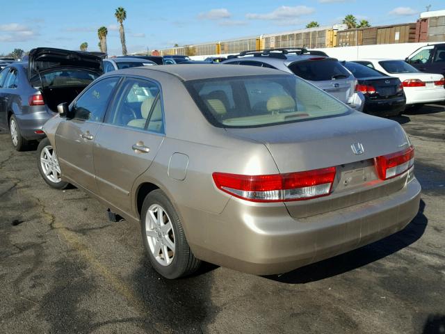 1HGCM66573A100409 - 2003 HONDA ACCORD EX GOLD photo 3