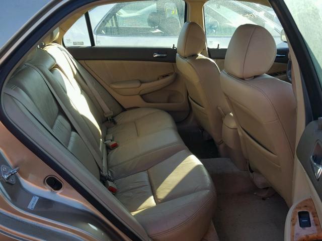 1HGCM66573A100409 - 2003 HONDA ACCORD EX GOLD photo 6