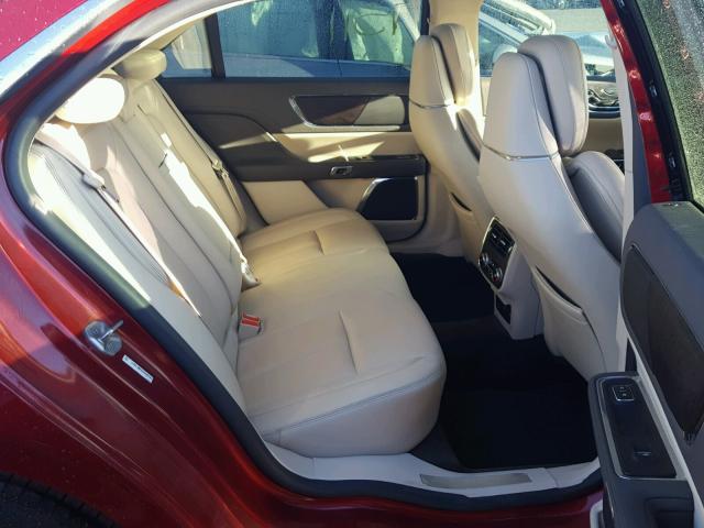 1LN6L9RP8H5608784 - 2017 LINCOLN CONTINENTA Rot Foto 6
