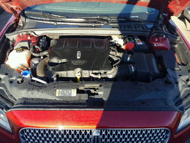 1LN6L9RP8H5608784 - 2017 LINCOLN CONTINENTA Rot Foto 7