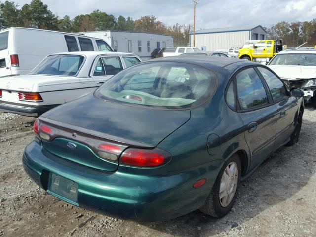 1FAFP52U8XA214246 - 1999 FORD TAURUS LX GREEN photo 4