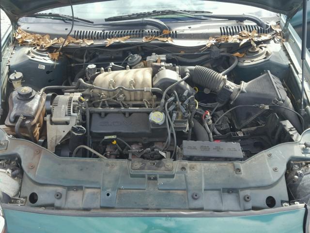 1FAFP52U8XA214246 - 1999 FORD TAURUS LX GREEN photo 7