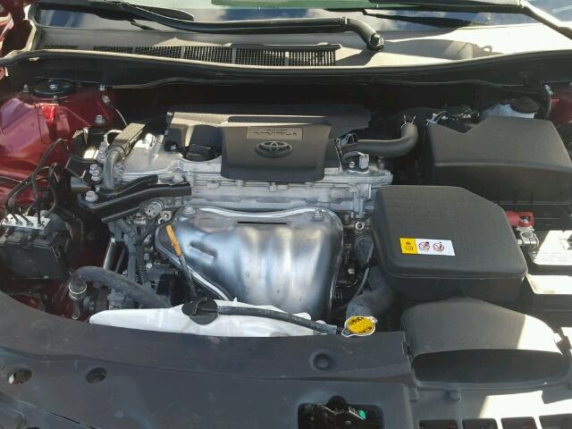 4T1BF1FK2HU674303 - 2017 TOYOTA CAMRY LE ბურგუნდია ფოტო 7