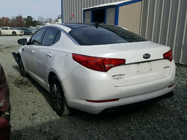 5XXGN4A73DG163085 - 2013 KIA OPTIMA EX WHITE photo 3