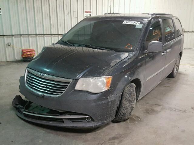 2C4RC1CGXER290094 - 2014 CHRYSLER TOWN & COU GRAY photo 2