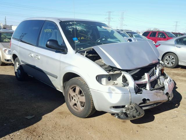 1D4GP45R55B161564 - 2005 DODGE CARAVAN SX SILVER photo 1