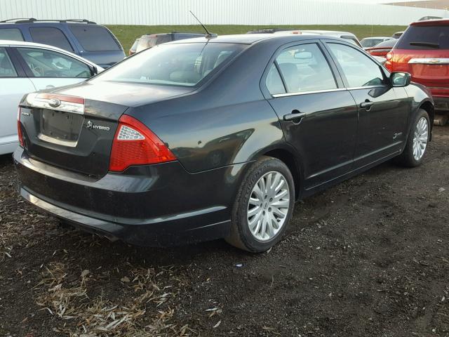 3FADP0L39AR137173 - 2010 FORD FUSION HYB BLACK photo 4