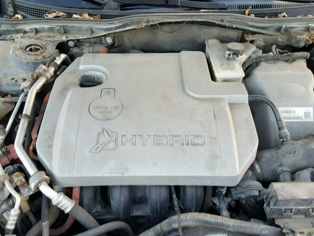 3FADP0L39AR137173 - 2010 FORD FUSION HYB BLACK photo 7