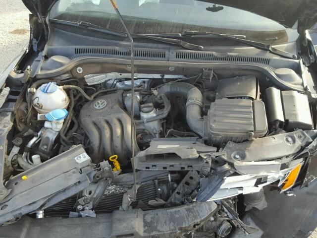 3VW2K7AJ0EM438666 - 2014 VOLKSWAGEN JETTA BASE BLACK photo 7