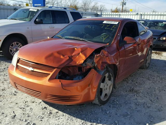 1G1AM15B567734893 - 2006 CHEVROLET COBALT SS ORANGE photo 2