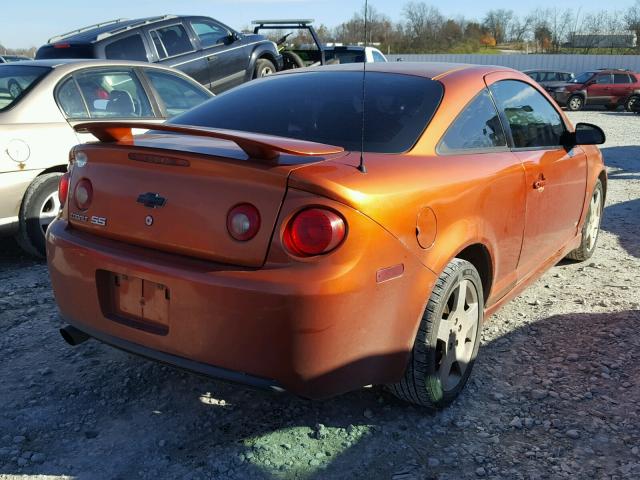 1G1AM15B567734893 - 2006 CHEVROLET COBALT SS ORANGE photo 4