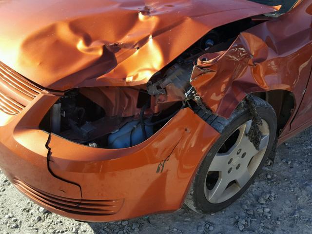 1G1AM15B567734893 - 2006 CHEVROLET COBALT SS ORANGE photo 9