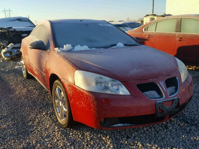 1G2ZH158364165843 - 2006 PONTIAC G6 GT RED photo 1