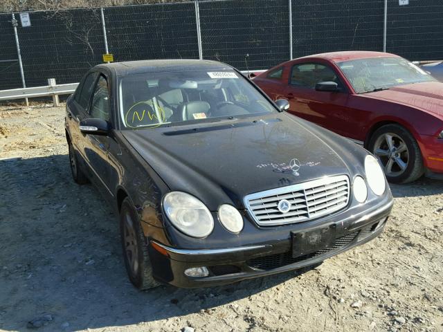 WDBUF65J83X110650 - 2003 MERCEDES-BENZ E 320 BLACK photo 1