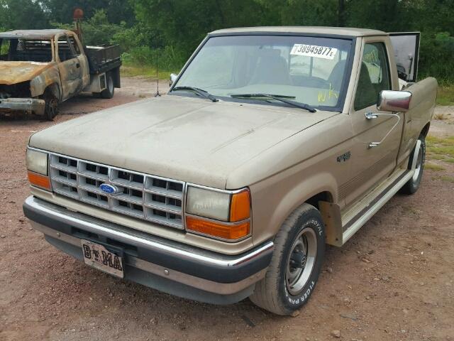 1FTCR10U2MUE40442 - 1991 FORD RANGER BEIGE photo 2