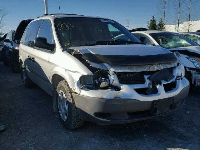 1B4GP25R92B704067 - 2002 DODGE CARAVAN SE SILVER photo 1