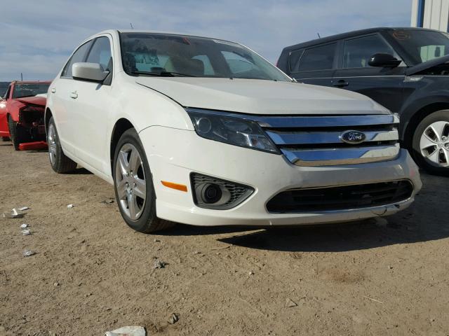 3FAHP0HA7AR345464 - 2010 FORD FUSION SE WHITE photo 1