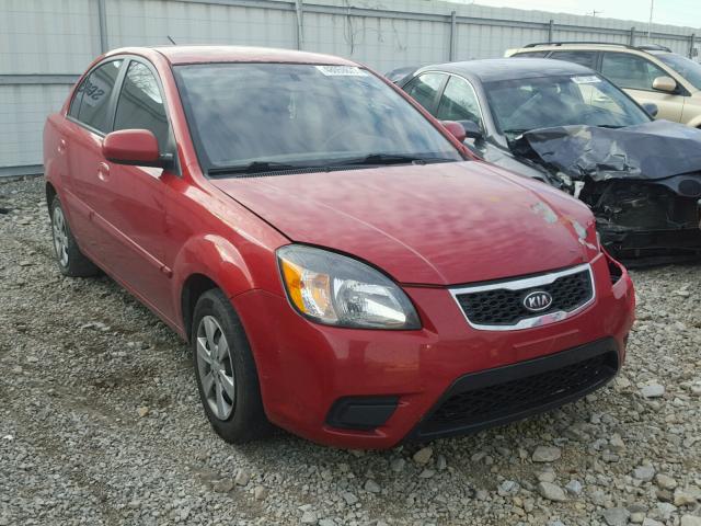 KNADH4A3XB6955878 - 2011 KIA RIO BASE ORANGE photo 1