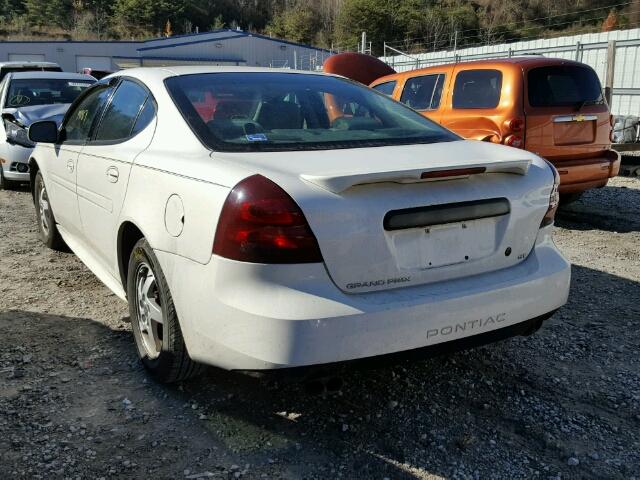 2G2WP522141136346 - 2004 PONTIAC GRAND PRIX WHITE photo 3