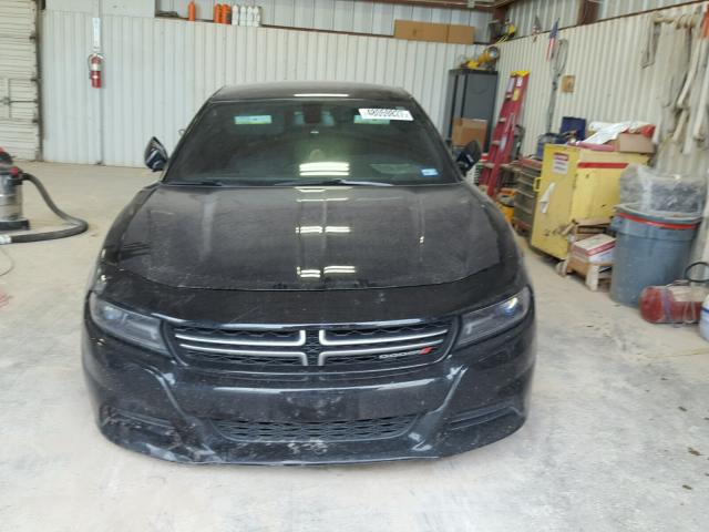 2C3CDXBG4GH267317 - 2016 DODGE CHARGER SE BLACK photo 9