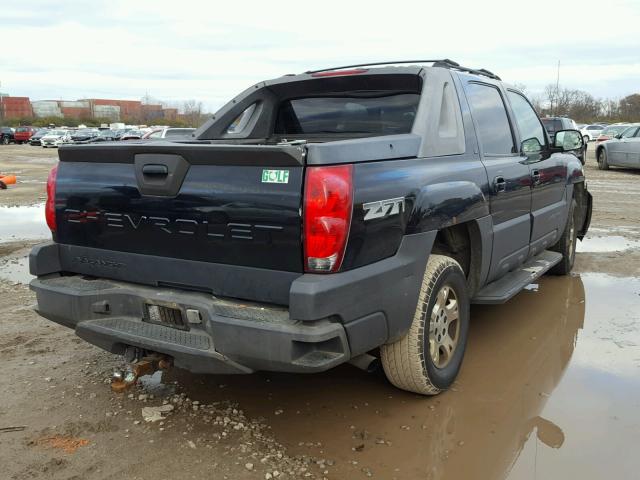 3GNEK12Z05G192595 - 2005 CHEVROLET AVALANCHE BLACK photo 4