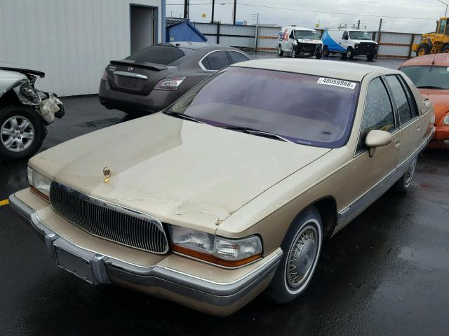 1G4BT5371PR404576 - 1993 BUICK ROADMASTER GOLD photo 2