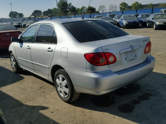 1NXBR32E35Z423725 - 2005 TOYOTA COROLLA CE GRAY photo 3