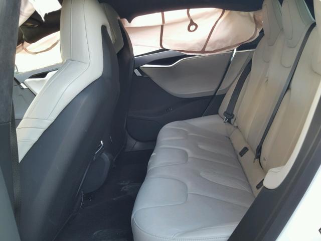5YJSA1E41FF103963 - 2015 TESLA MODEL S WHITE photo 6