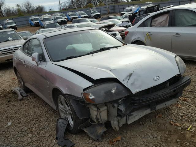 KMHHN65F66U191800 - 2006 HYUNDAI TIBURON GT SILVER photo 1