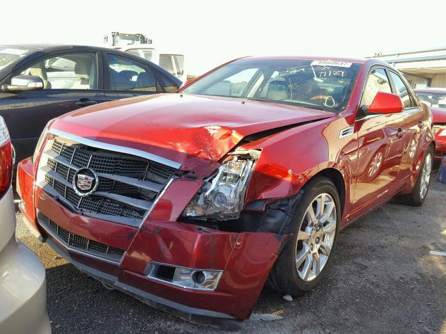 1G6DV57V680212014 - 2008 CADILLAC CTS HI FEA MAROON photo 2