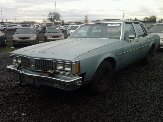 1G3AN69Y4BX134005 - 1981 OLDSMOBILE DELTA 88 R BLUE photo 2