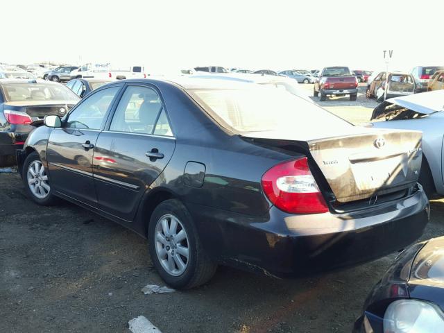 4T1BF30K04U575011 - 2004 TOYOTA CAMRY LE BLACK photo 3