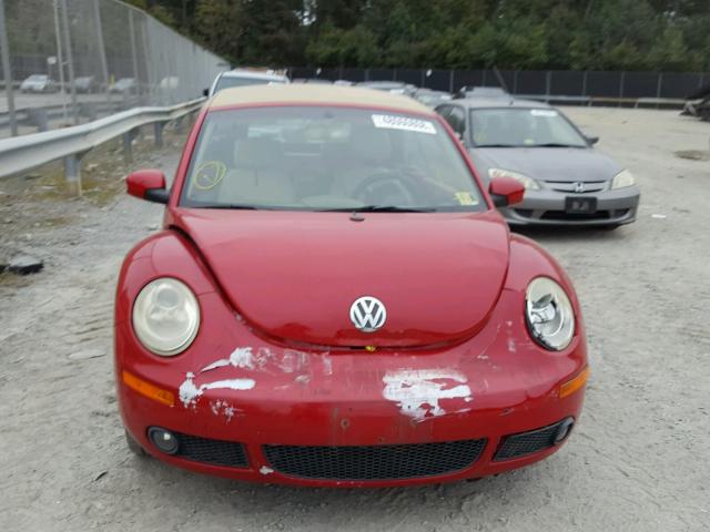 3VWSF31Y46M308563 - 2006 VOLKSWAGEN NEW BEETLE Qırmızı foto 9