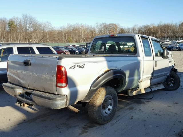 1FTNX21SX4ED80499 - 2004 FORD F250 SUPER SILVER photo 4